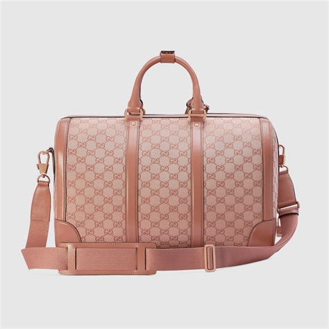 gucci pink duffle bag|Gucci duffle bag vintage.